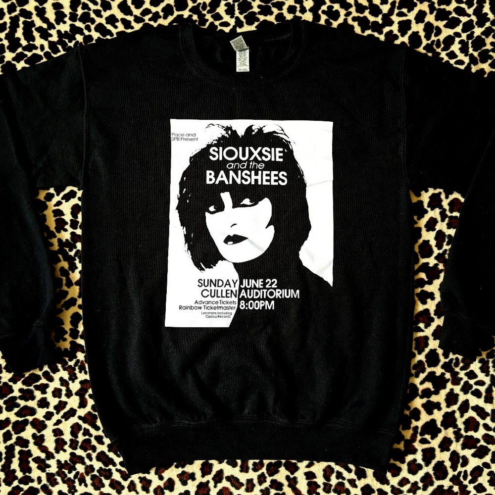 Siouxsie and The Banshees Vintage Flyer Crewneck Sweater